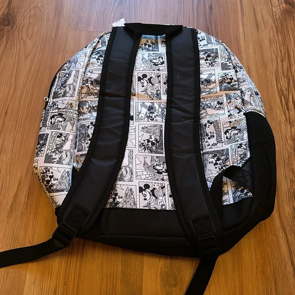 Disney Mickey Mouse Kids Backpack Red Black‎ Cartoon School Bag NWT